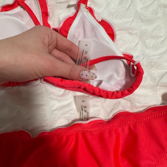 Red Triangle Bikini Top - Picture 6 of 7